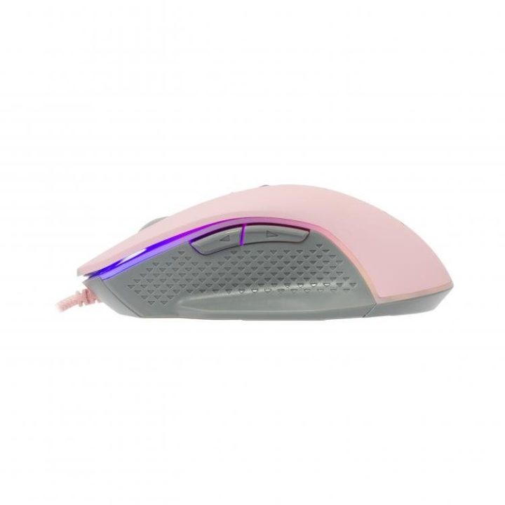 Žaidimų pelė White Shark Gareth Pink