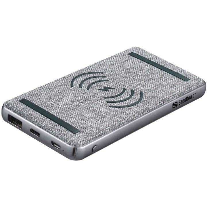 Powerbank 10000 mAh su belaidžiu įkrovimu ir Quick Charge 3.0