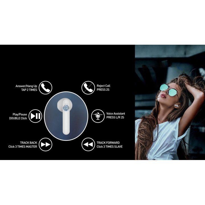 Tellur Flip True Wireless Earphones Black