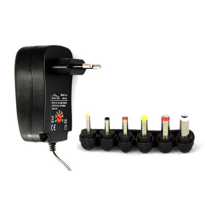 Universalus planšetės maitinimo adapteris su USB Media-Tech MT6267 V2