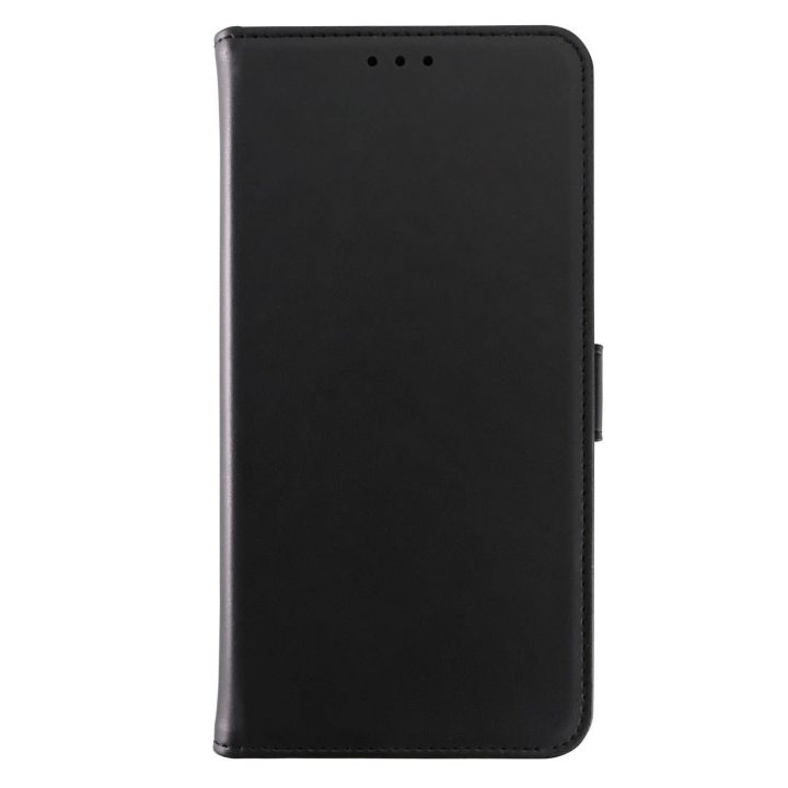 Samsung Galaxy A02 telefono dėklas–piniginė juodas