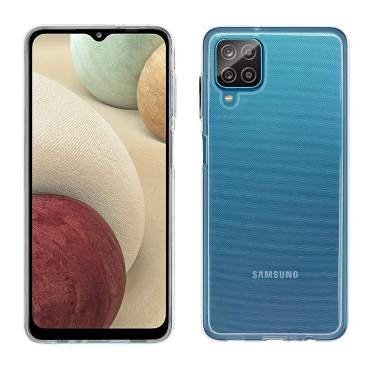 Skaidrus telefono dėklas Samsung Galaxy A02