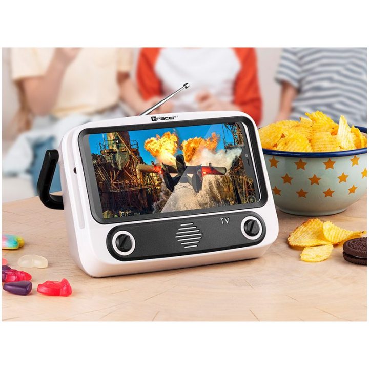 Telefono stovas su Bluetooth garsiakalbiu
