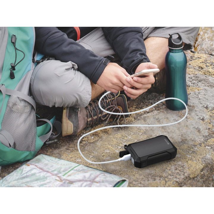 Sandberg 10000 mAh powerbankas su žibintuvėliu
