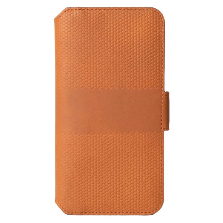 Samsung Galaxy S22+ odinė telefono piniginė, konjako