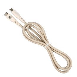 Tellur Type-C į Type-C 60 W 1 m kreminis laidas