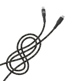 Type-C į Lightning laidas 3A PD60W, 1 m, juodas