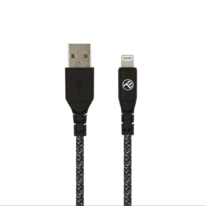Tellur Green USB-A į Lightning laidas, 1 m, juodas