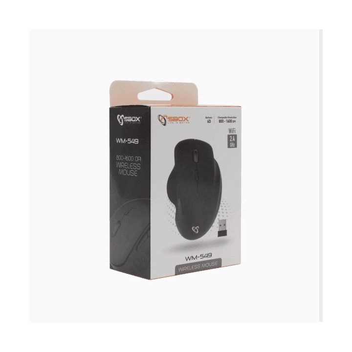 Belaidė pelė SBOX WM-549 juoda