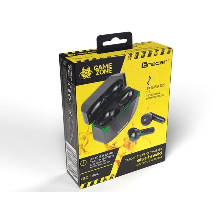 Tracer Gamezone T3 Pro TWS Bluetooth ausinės