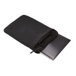 Juodas Chromebook dėklas nešiojamam kompiuteriui iki 14"