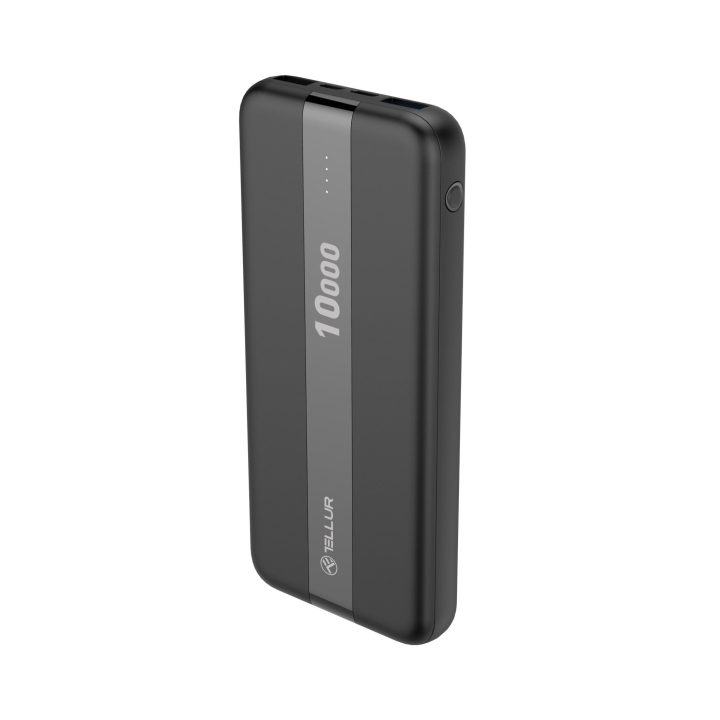 10 000 mAh juodas Tellur PBC103 powerbankas