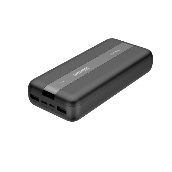 Tellur 20000 mAh powerbankas, juodas