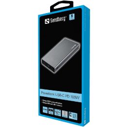 Sandberg 20000 mAh powerbankas su USB-C PD 100 W