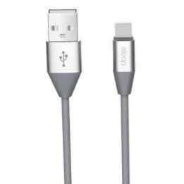 Pilkas micro USB duomenų laidas 2,1 A, 1,2 m
