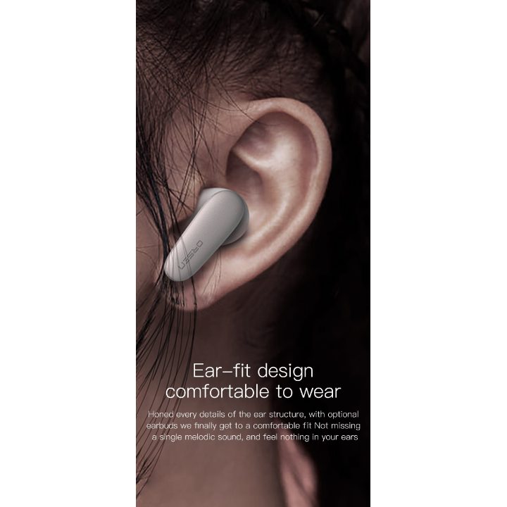 Juodos belaidės „Orsen T3“ Bluetooth ausinės