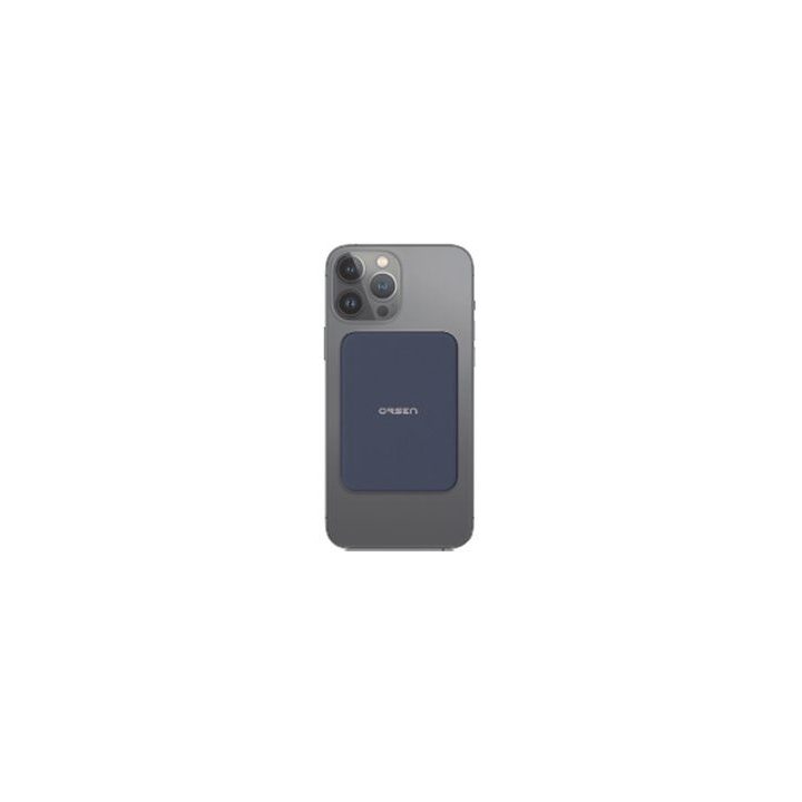 Mėlynas magnetinis belaidis išorinis akumuliatorius iPhone 12 ir 13, 4200 mAh