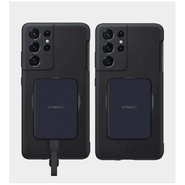 Mėlynas magnetinis belaidis išorinis akumuliatorius iPhone 12 ir 13, 4200 mAh