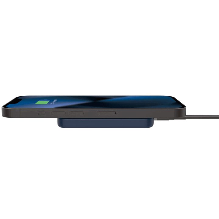 Mėlynas magnetinis belaidis išorinis akumuliatorius iPhone 12 ir 13, 4200 mAh