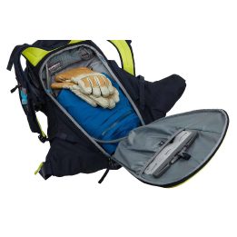 Slidinėjimo ir snieglenčių kuprinė su oro pagalvės sistema Thule Upslope 35 l, Lime Punch