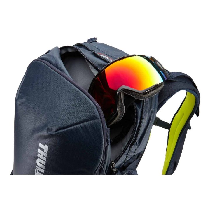 Slidinėjimo ir snieglenčių kuprinė su oro pagalvės sistema Thule Upslope 35 l, Lime Punch