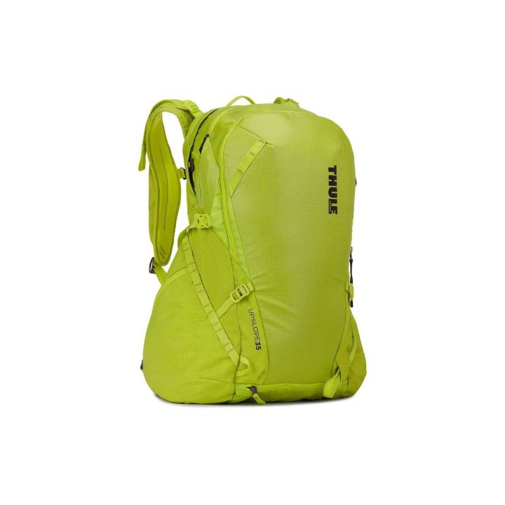 Slidinėjimo ir snieglenčių kuprinė su oro pagalvės sistema Thule Upslope 35 l, Lime Punch