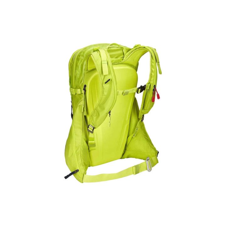 Slidinėjimo ir snieglenčių kuprinė su oro pagalvės sistema Thule Upslope 35 l, Lime Punch