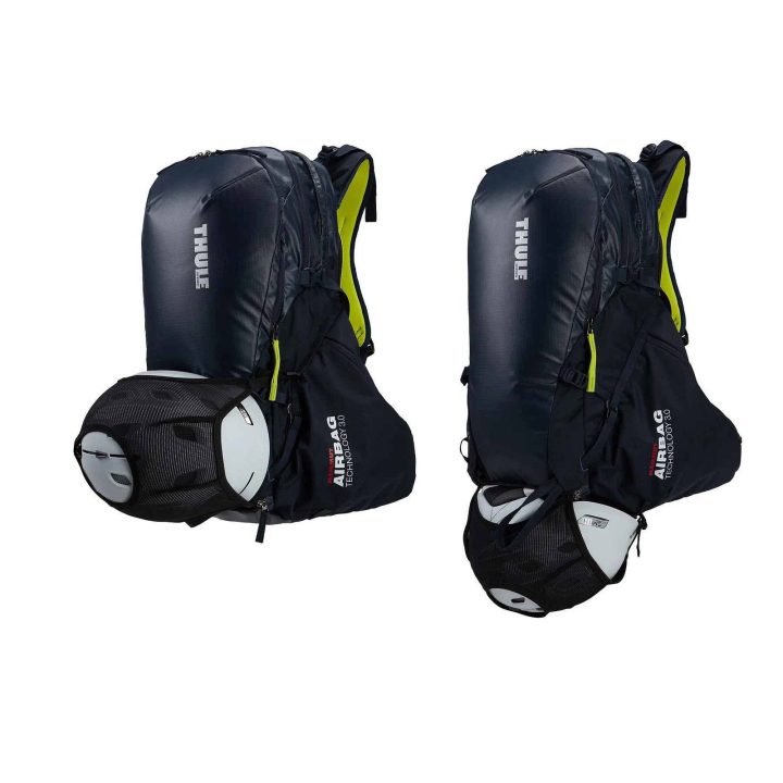 Slidinėjimo ir snieglenčių kuprinė su oro pagalvės sistema Thule Upslope 35 l, Lime Punch