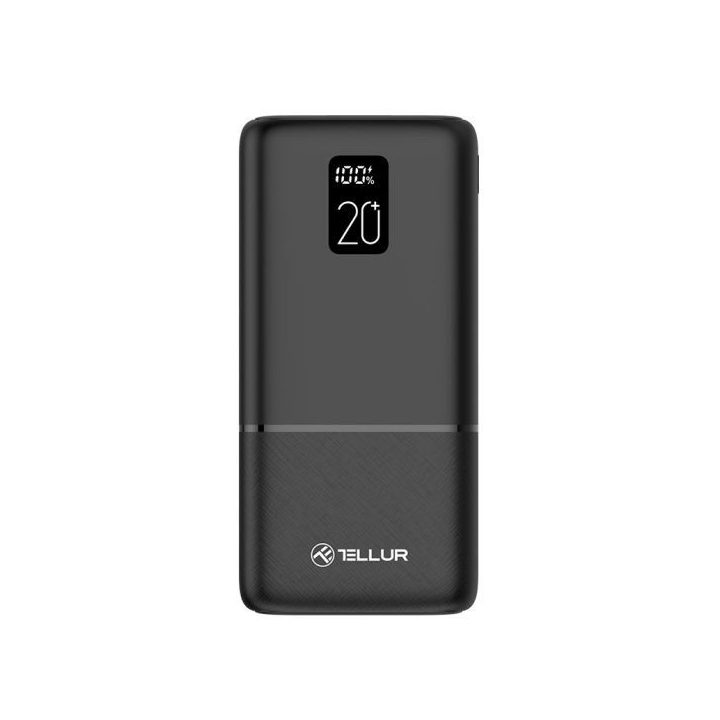 Powerbankas Tellur PD202 Boost Pro 20000 mAh, juodas