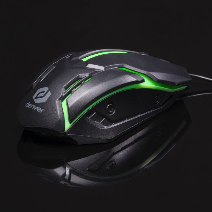 Žaidimų pelė su RGB apšvietimu, 1000 dpi