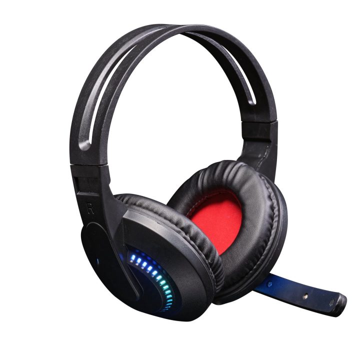 Žaidimų ausinės su USB ir mini jungtimi
