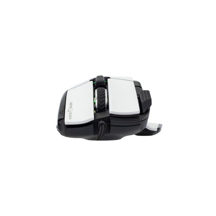 White Shark MARROK GM-9006 balta žaidimų pelė