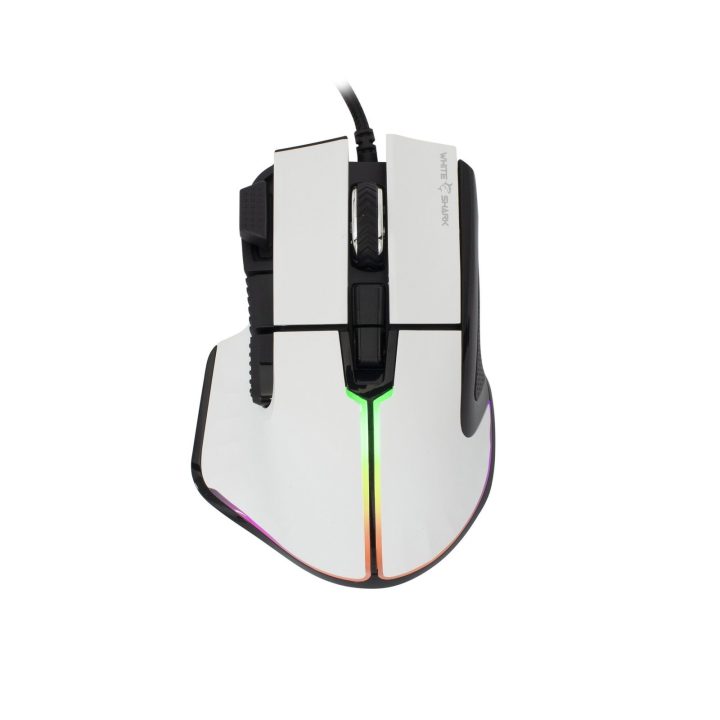 White Shark MARROK GM-9006 balta žaidimų pelė