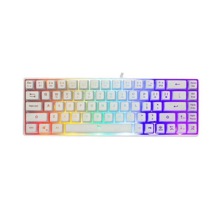 Balta žaidimų klaviatūra White Shark RONIN GK-2201