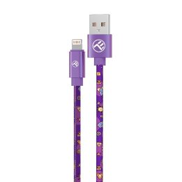 Violetinis USB į Lightning laidas, 1 m, 3A