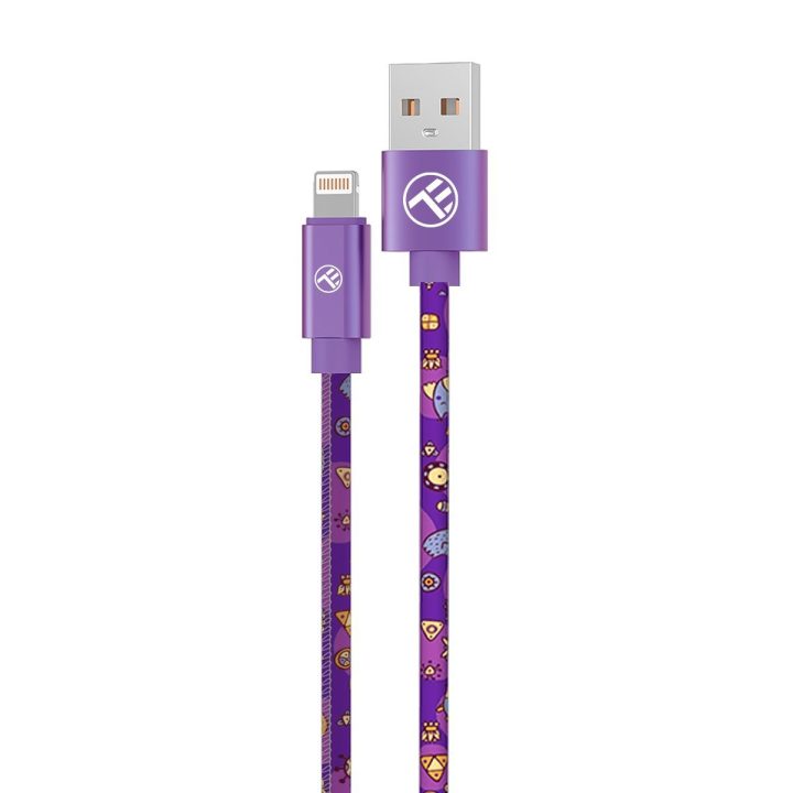 Violetinis USB į Lightning laidas, 1 m, 3A