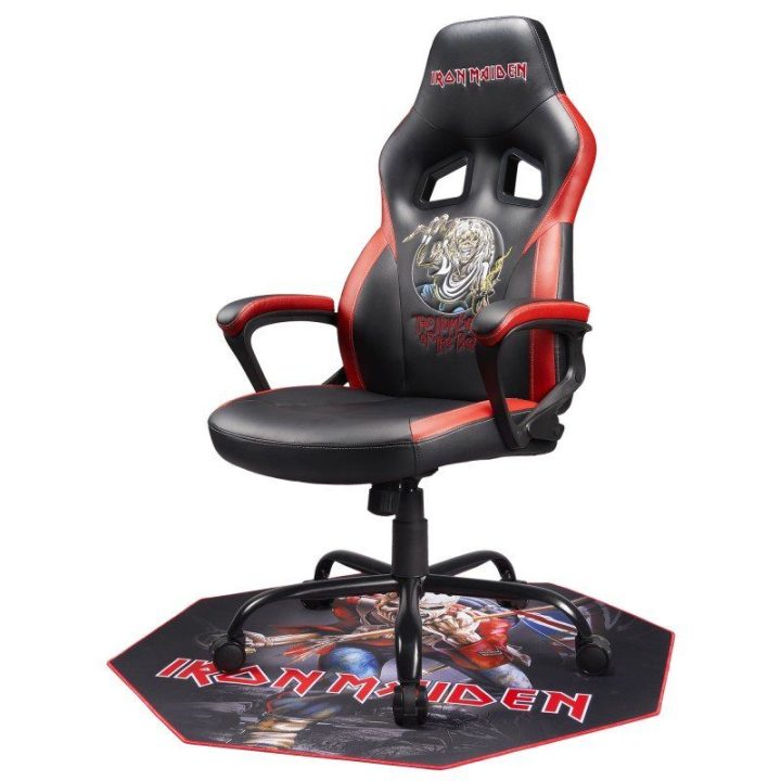 Iron Maiden žaidimų grindų kilimėlis, 100 cm