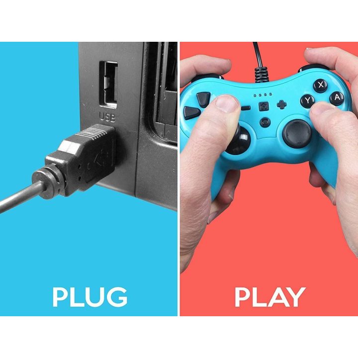 Laidinis Nintendo Switch valdiklis Subsonic Colorz, neoninės mėlynos spalvos