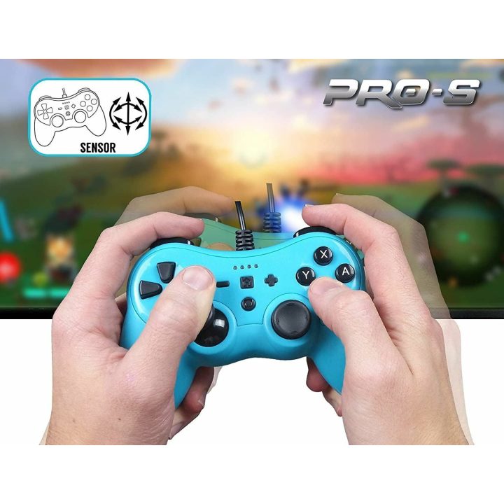 Laidinis Nintendo Switch valdiklis Subsonic Colorz, neoninės mėlynos spalvos