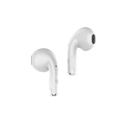 Baltos Bluetooth į ausį įdedamos ausinės