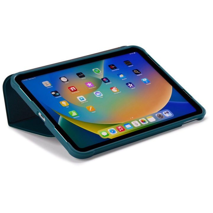 Mėlynas iPad 10.9 dėklas su stovu