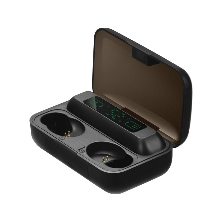 Bluetooth ausinės su powerbanku