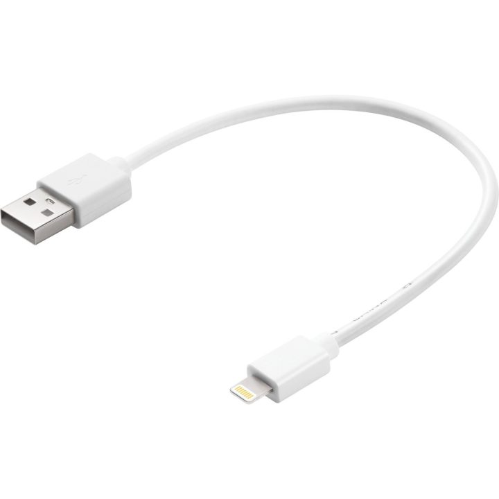 Sandberg USB–Lightning MFi įkrovimo ir sinchronizavimo kabelis 0,2 m, baltas