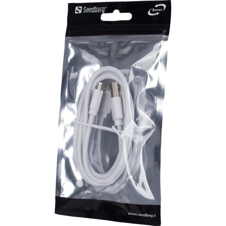 microUSB sinchronizavimo ir įkrovimo kabelis, 1 m