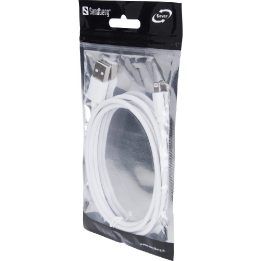 USB į Lightning MFi įkrovimo ir sinchronizavimo kabelis, 1 m