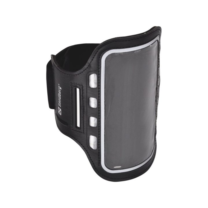 Sportinis LED žasto raištis telefonui iki 4,7"
