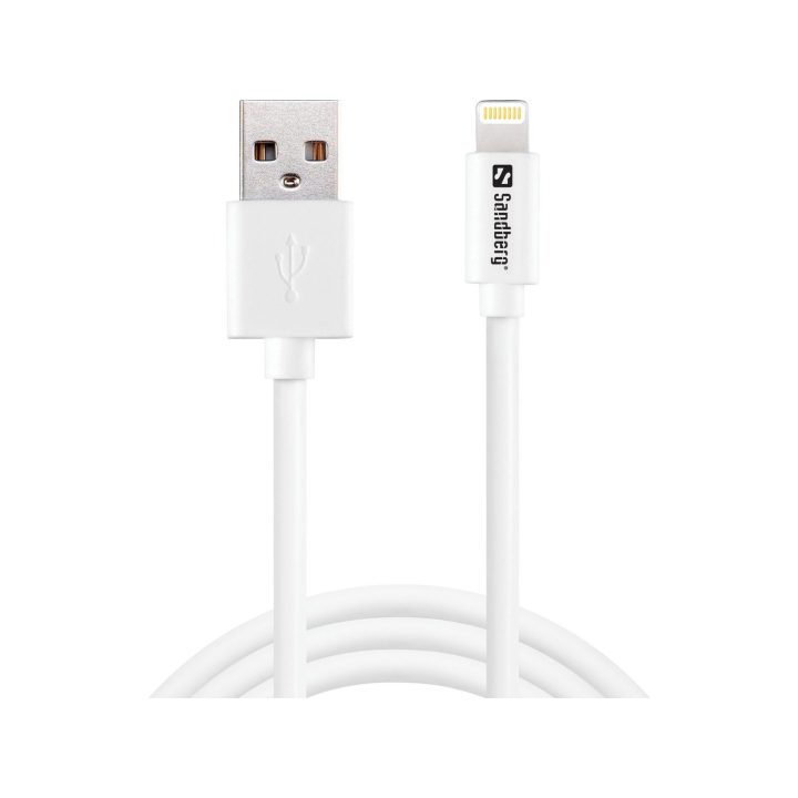 USB į Lightning MFi kabelis, 1 m, baltas