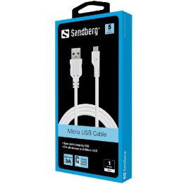MicroUSB sinchronizavimo ir įkrovimo kabelis 1 m