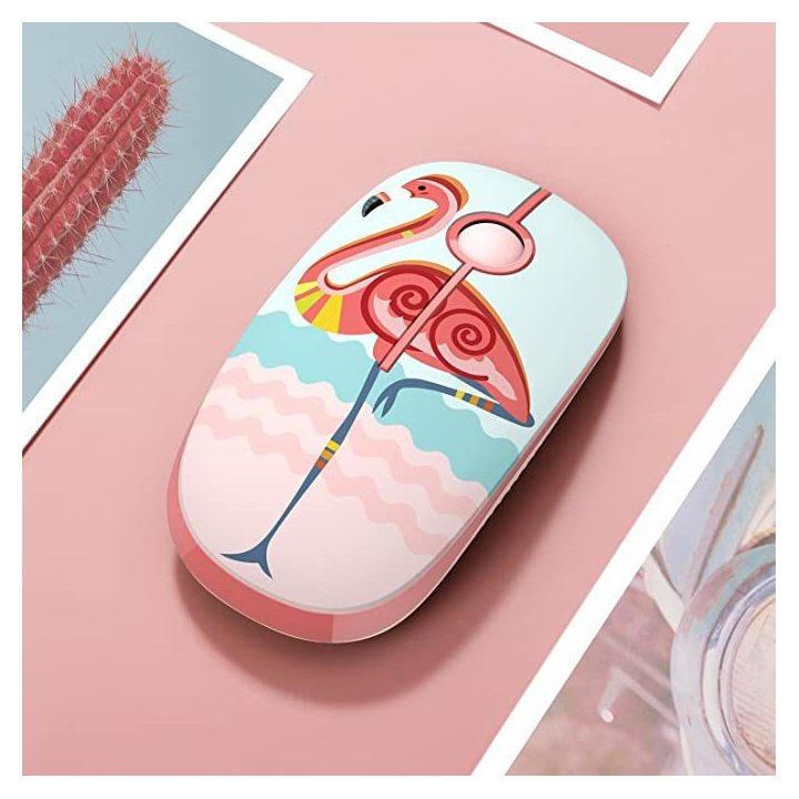 Vaikų belaidė pelė su tyliu paspaudimu Tellur Flamingo