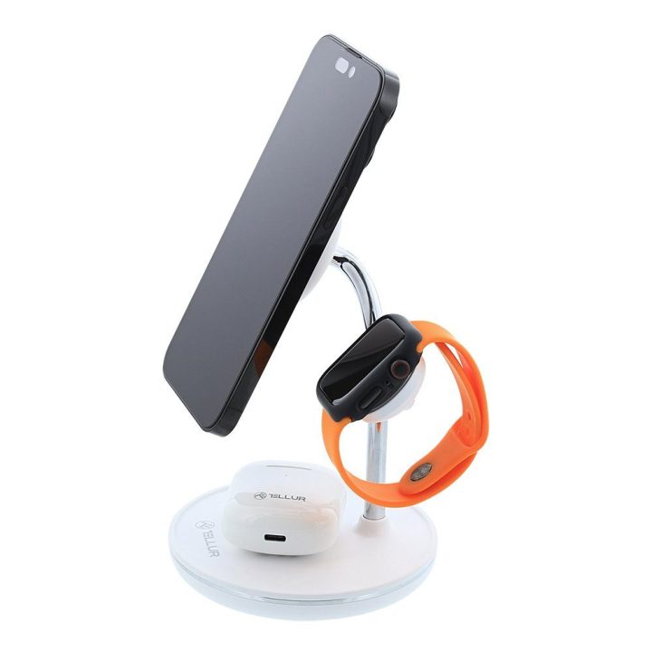 Tellur 3in1 MagSafe belaidis stalinis įkroviklis